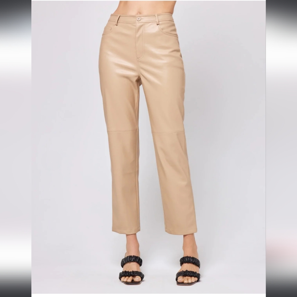 L*space women's Quincey faux leather pants size M